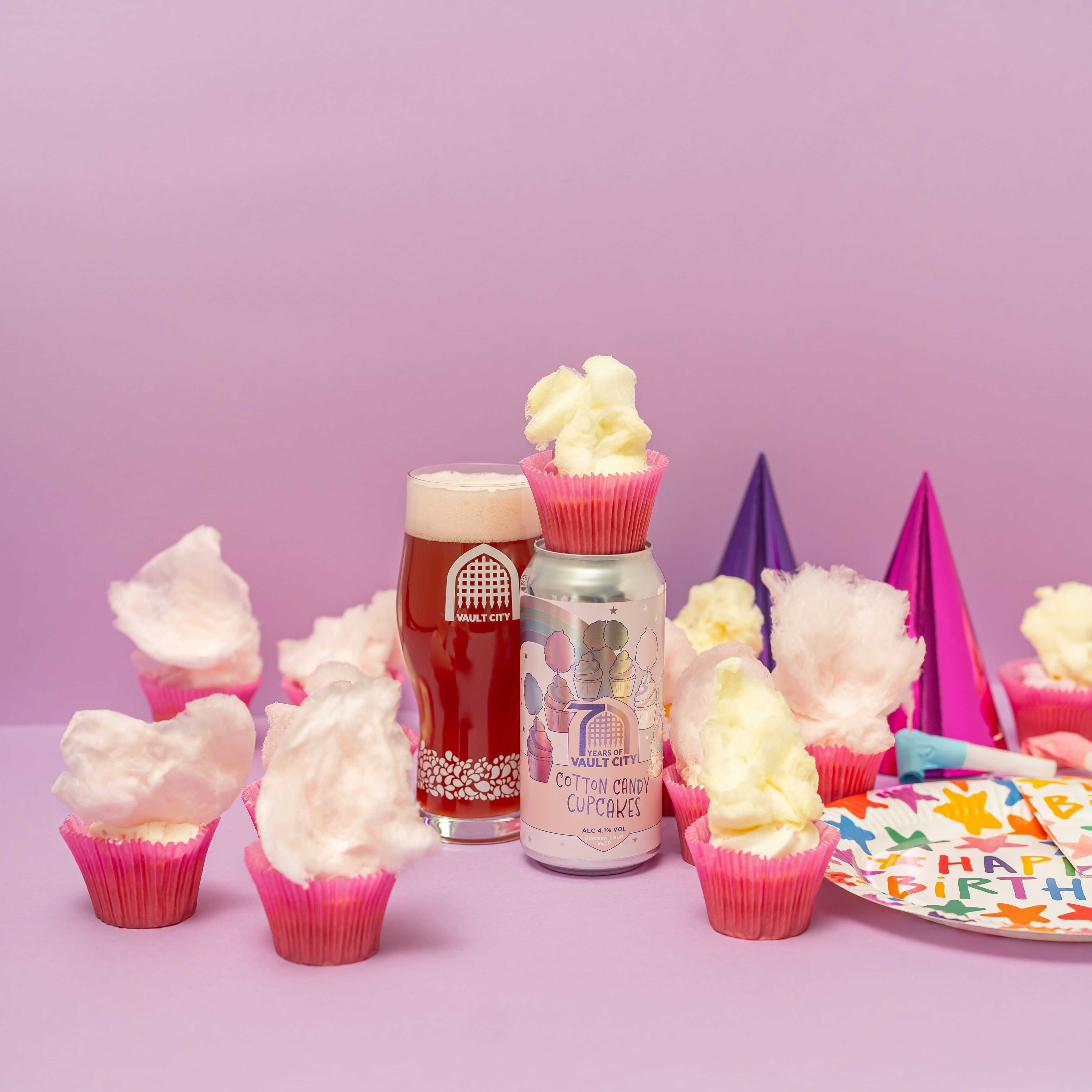 Cotton Candy Cupcakes